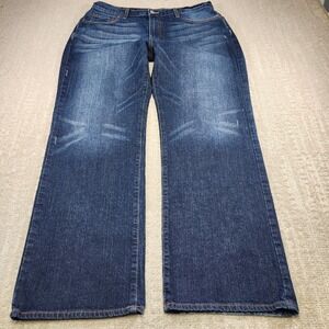 Vintage Lucky Brand Jeans Men 34x30 Relaxed Bootcut Baggy Y2K Denim Dark Flight